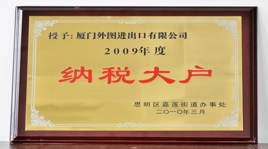 2009年度纳税大户